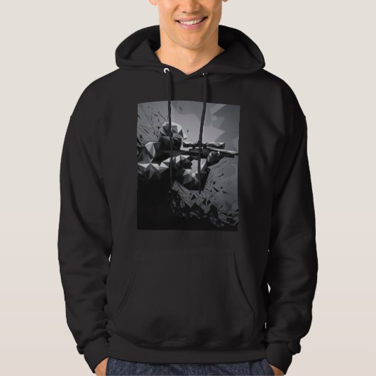 SCHLICHTE SICHT HOODIE (Vorderseite)