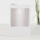 Schlichte silberne Glitzer ombre Foto Sweet 16 Einladung (Rückseite)