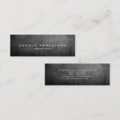 Schlichte Slim Chalkboard Berufliche Visitenkarte (Vorne/Hinten)