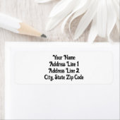 Schlichte Standardadressen-Labels, Kurbel auf eini (Insitu)