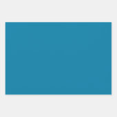 Schlichte Star Munsell CG Blue Shades 3 Tones Geschenkpapier Set (Vorderseite 3)