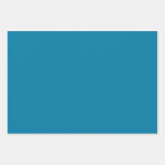 Schlichte Star Munsell CG Blue Shades 3 Tones Geschenkpapier Set (Vorderseite 3)