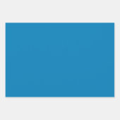 Schlichte Star Munsell CG Blue Shades 3 Tones Geschenkpapier Set (Vorderseite)