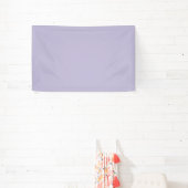 Schlichte staubige Lavendelfarbe einfarbig Banner (InSitu)