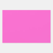 Schlichte Super Thulian Light Deep Pink Shades 3 T Geschenkpapier Set (Vorderseite 3)