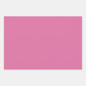 Schlichte Super Thulian Light Deep Pink Shades 3 T Geschenkpapier Set (Vorderseite 2)