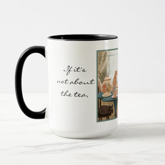 Schlichte Tasse für Teefreunde (Links)