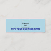 Schlichte Texterstellung auf der Vorderseite des h Mini Visitenkarte (Rückseite)