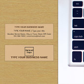 Schlichte Texterstellung auf der Vorderseite des h Mini Visitenkarte