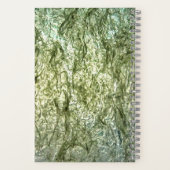 Schlichte Texturspiralheft, normales Motiv Notizblock (Rückseite)