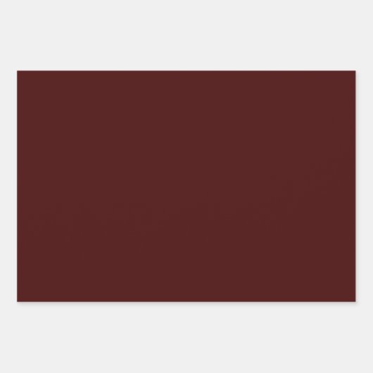 Schlichte tiefe Sand-Holz-Brauntöne 3 Töne Geschenkpapier Set (Vorderseite 3)