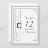 Schlichte Tischnummer (Vorne/Hinten)