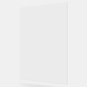 Schlichte transparente Hochzeitstabelle 24" x 36" Acrylschild (Winkel)