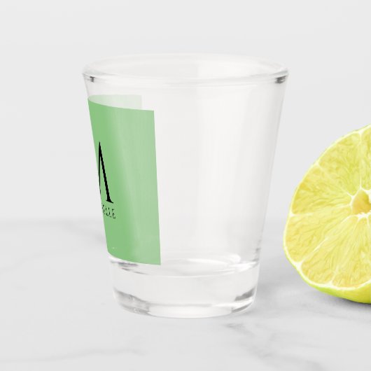 Schlichte Trendy-Vorlage für benutzerdefinierte Mo Schnapsglas (Rechts)