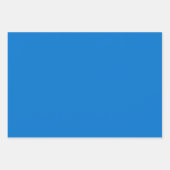 Schlichte True Dark Slate Blue Shades 3 Tones Geschenkpapier Set (Vorderseite 3)