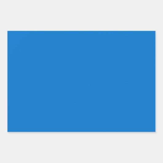 Schlichte True Dark Slate Blue Shades 3 Tones Geschenkpapier Set (Vorderseite 3)