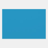 Schlichte True Dark Slate Blue Shades 3 Tones Geschenkpapier Set (Vorderseite)