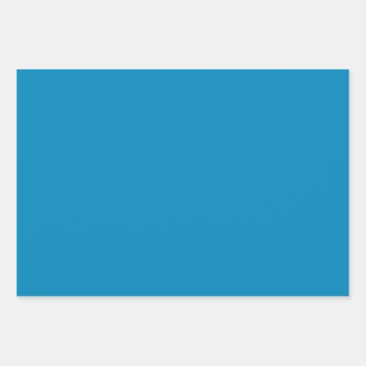 Schlichte True Dark Slate Blue Shades 3 Tones Geschenkpapier Set (Vorderseite)