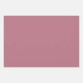 Schlichte türkische Rose Gold Pink Shades 3 Töne Geschenkpapier Set (Vorderseite)