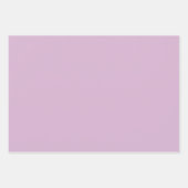 Schlichte Ube Lavender Kobi Lila Schatten 3 Tones Geschenkpapier Set (Vorderseite 2)