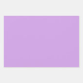 Schlichte Ube Lavender Kobi Lila Schatten 3 Tones Geschenkpapier Set (Vorderseite)