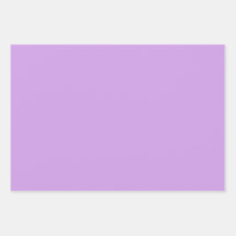 Schlichte Ube Lavender Kobi Lila Schatten 3 Tones Geschenkpapier Set