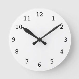 Schlichte Uhr
