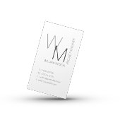 Schlichte und einfache Berufliche QR-Code-Karte Visitenkarte