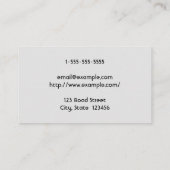 Schlichte und moderne Rechtsberatung Visitenkarte (Rückseite)