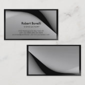 Schlichte Unternehmenskarte für moderne Berater Visitenkarte (Vorne/Hinten)