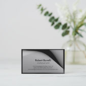 Schlichte Unternehmenskarte für moderne Berater Visitenkarte (Stehend Vorderseite)