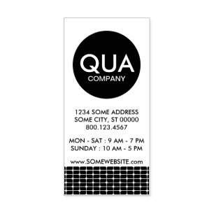 schlichte Unternehmenskarte Gummistempel