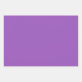 Schlichte Violet Lilac Illusion Lila Schatten 3 To Geschenkpapier Set (Vorderseite 2)