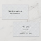 Schlichte Visitenkarte (Vorne/Hinten)