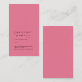 schlichte Visitenkarte (Vorne/Hinten)