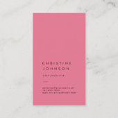 schlichte Visitenkarte (Vorderseite)