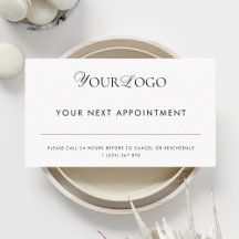 Schlichte Visitenkarte für das Logo hinzufügen