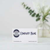 Schlichte Visitenkarten-Logos Visitenkarte (Stehend Vorderseite)