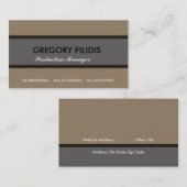 Schlichte Visitenkarten Visitenkarte (Vorne/Hinten)