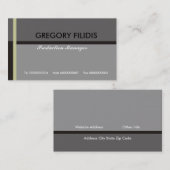 Schlichte Visitenkarten Visitenkarte (Vorne/Hinten)