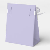 Schlichte Vollhaut Pastellfarbe lila Geschenkschachtel (Rückseite)