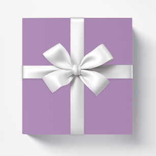Schlichte Vollpastellfarbe lila afrikanische Viole Geschenkpapier