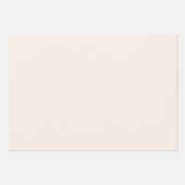 Schlichte Vollwammwäsche Tan Shades 3 Tones Geschenkpapier Set (Vorderseite 3)