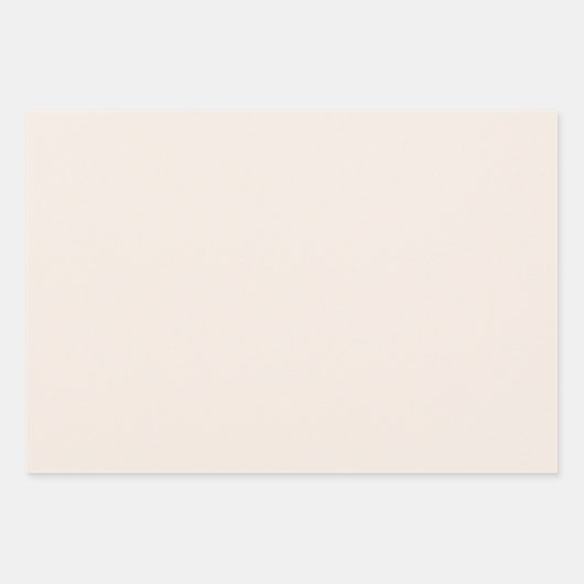 Schlichte Vollwammwäsche Tan Shades 3 Tones Geschenkpapier Set (Vorderseite 3)