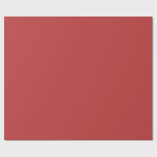 Schlichte Weihnachtsfarbe Geschenkpapier (Flach)