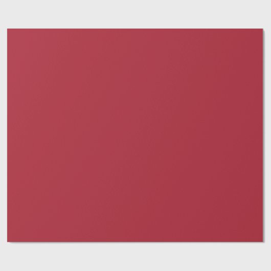 Schlichte Weihnachtsfarbe Geschenkpapier (Flach)