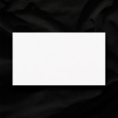 Schlichte weiße 3,5" x 2" Matte Blank Wedding Begleitkarte