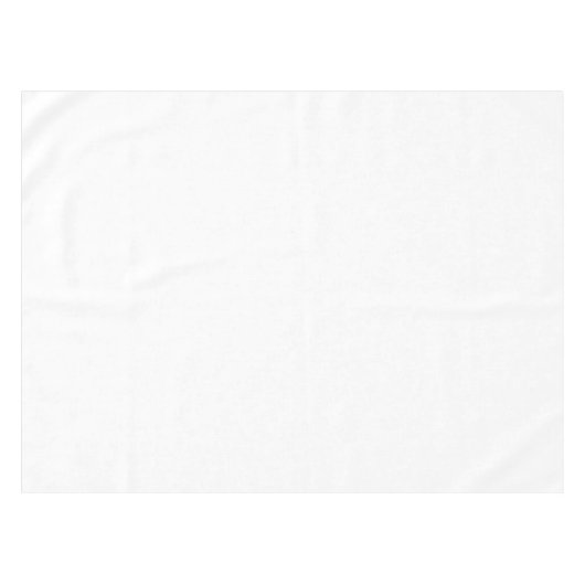 Schlichte weiße 52" x 70" Blanc Hochzeit Tischdecke (Vorderseite (Horizontal))