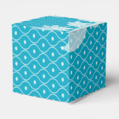 schlichte, weiße Blume Geschenkschachtel (Rückseite)