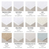 Schlichte weiße Bracket Edges Blank Wedding Einladung